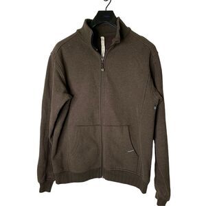 Lululemon bomber jacket brown men's size medium